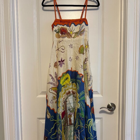 NWT Alemais Surrealist Summer Sundress, US Size 2 - Picture 1 of 9
